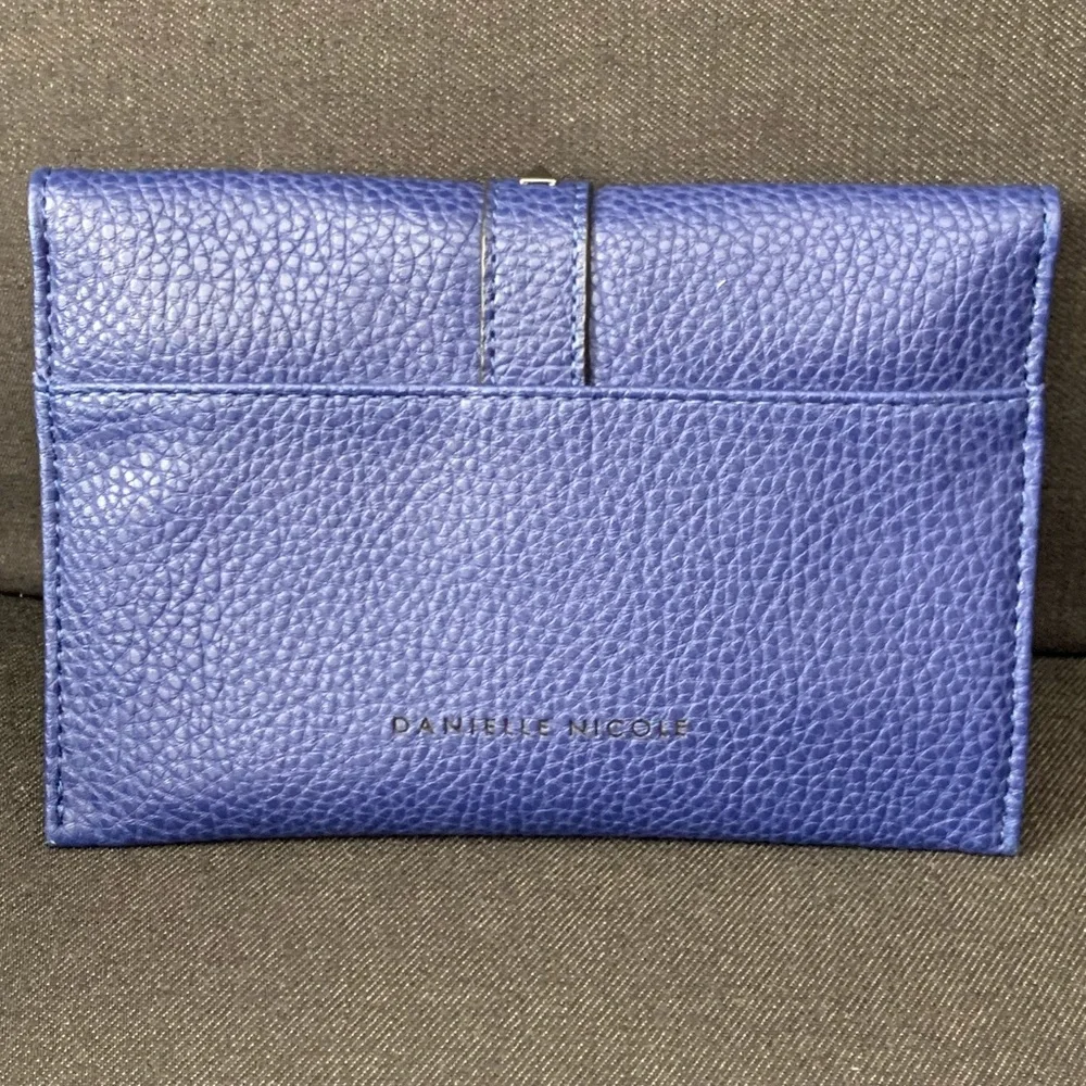 Danielle Nicole Purple Studded Convertible Wallet Crossbody Bag